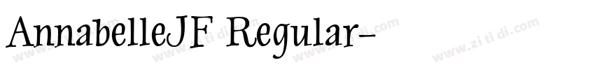 AnnabelleJF Regular字体转换